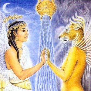Inanna and Erishigal: Meeting the Shadow of Oneself