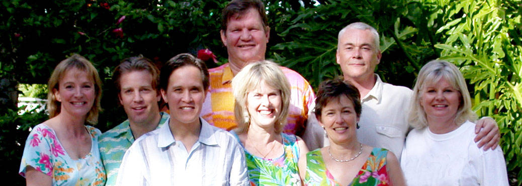 Pam in her team of Psychology of Vision UK Trainers in Hawaii