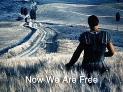 now we are free