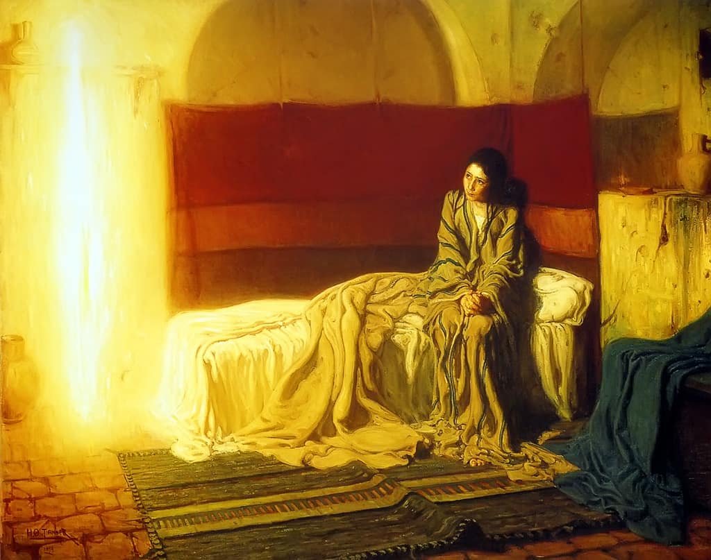 Gabriel and The Annunciation by Henry Ossawa Tanner 1896