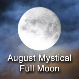 august mystical full moon