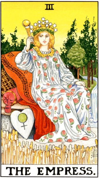 The Empress is Venus in the tarot