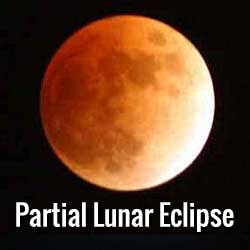Pisces Partial Lunar Eclipse partial lunar eclipse