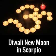 diwali new moon scorpio
