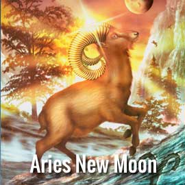 Aries new moon symbol the ram