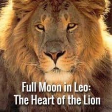 full moon Leo