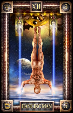Neptune is The Hanged Man in the tarot