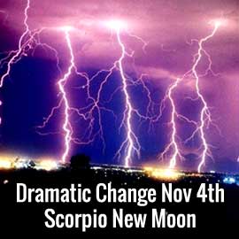2021 Nov 4th scorpio new moon