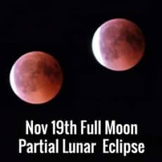 Full Moon in Taurus Partial Eclipse