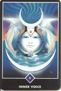 The High Priestess holds the key to feminine power and inner guidance