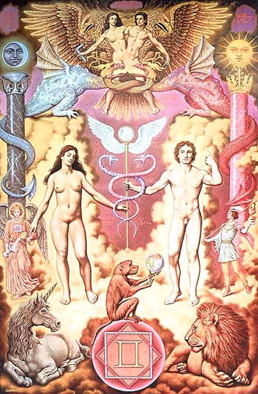 Gemini Sun Sign by Johfra-Bosschart