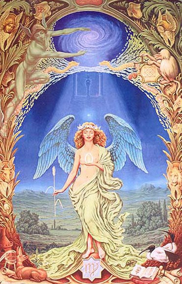 Virgo Full Moon. Be inspired by the artist Johfra-Bosschart