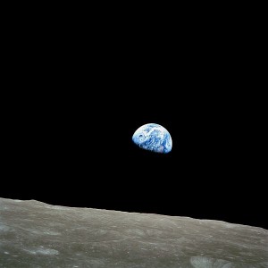 The Earth as seen from Apollo 8 on Dec 24th 1968