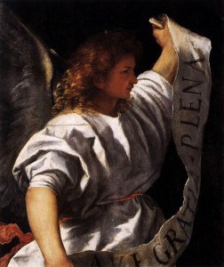Polyptych of the Resurrection Archangel Gabriel painted by Titan