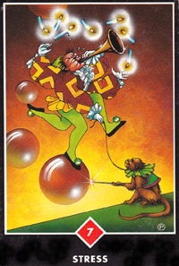 Stress. Card from Osho Zen tarot